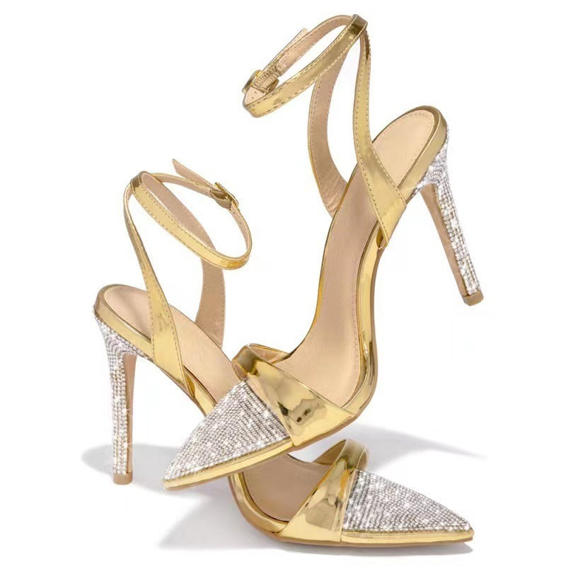 Glittrande Stiletto Högklack