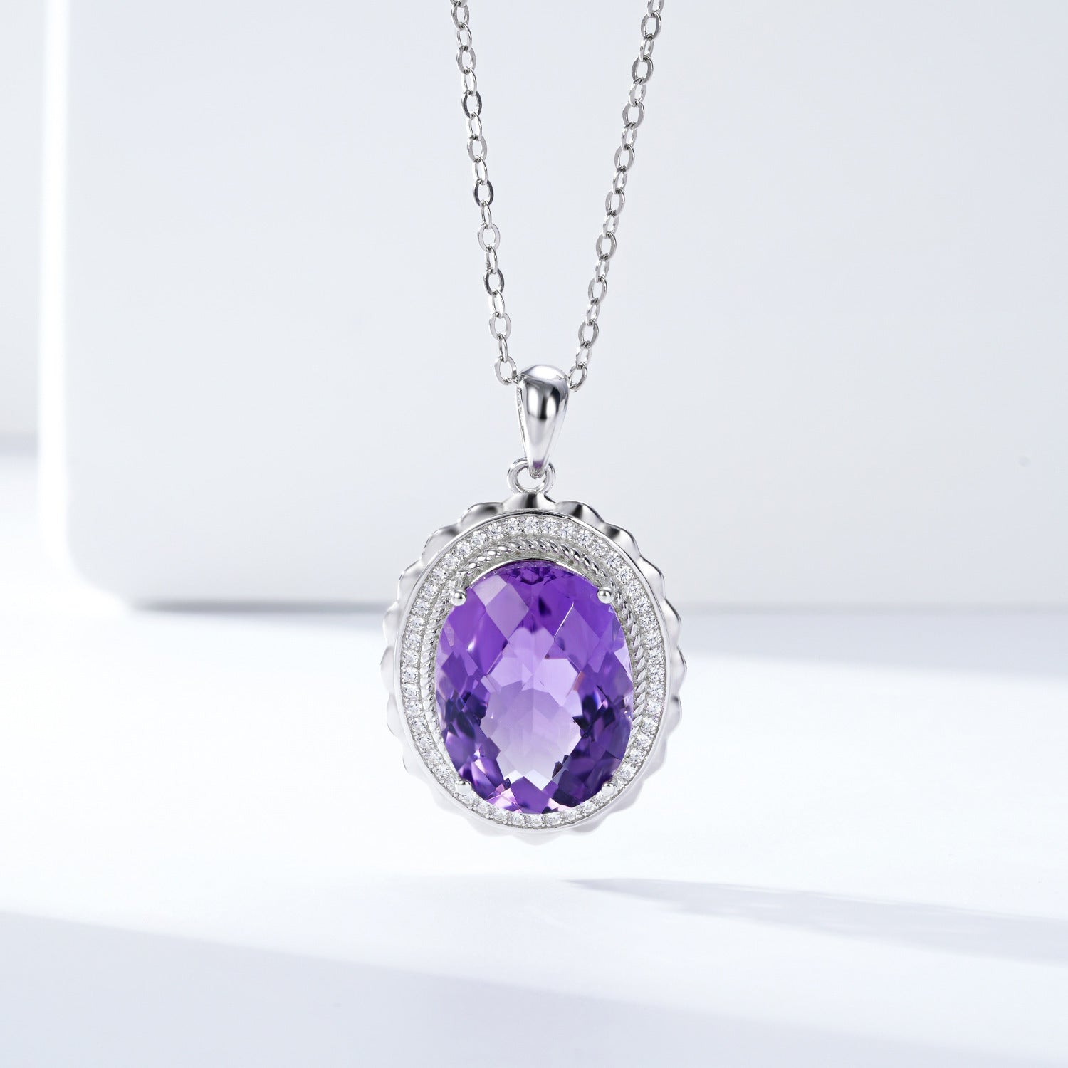Lyxigt S925 silver halsband