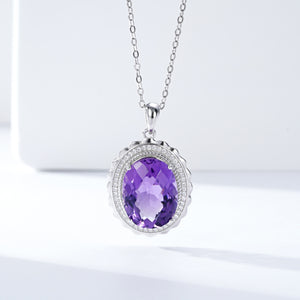 Lyxigt S925 silver halsband