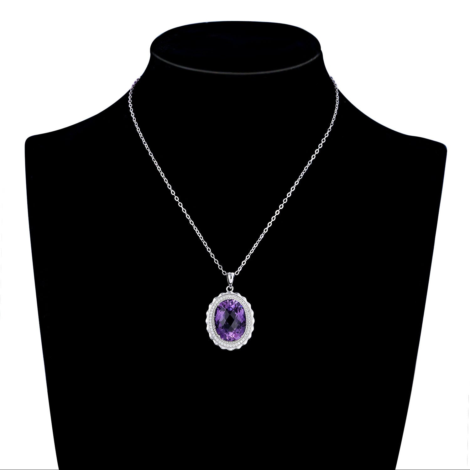 Lyxigt S925 silver halsband